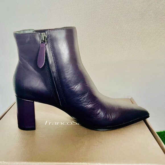 FrancoSarto L-Demmi LE Pointed toe bootie 7 1/2 eggplant - Picture 6 of 13